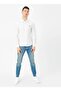 Slim Fit White Men's 100% Cotton Shirt 86625-0002 - 2