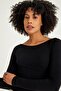 Mh Boat Neck Black Body - 5