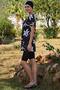 23140-2 Women's Half Sleeve Half Hijab Swimsuit - 2