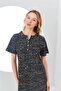 Pjs 24137 Women's Short Sleeve Dress with Placket - 7