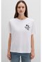 M1613484 Printed T-Shirt Women's T-Shirt White - 5