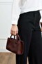 Box Crossbody Bag Burgundy