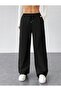 Women's Striped Wide Leg Sweatpants - 2