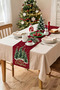 Christmas Concept Runner Christmas Decoration Tablecloth Christmas Merry Christmas Red Cloth