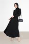 Ribbon Detailed Belted Dress 42408 - 3