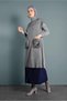 Feathered Knitting Tunic with Pockets 40021 - 2
