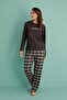 14102-8 Women's Perfect Thermal Long Sleeve Pajama Set - 5