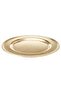 Biene 6 Pieces Round Metal Plate Gold 33 cm - 5