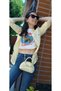 Girls Quick ☺ Look at the Elegance and Elegance of Limone Bag with Pearl Charm Gift! ♥ - 8