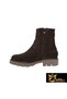 Women's Brown Genuine Suede Boots 505322241-1 - 2