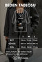 Women's Gray Lacing Detailed Lined Oversize Coat Mlb096 - 6