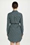 Women Allover Print Midi Dress, Multicolor - 4