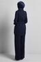 Tie Detailed Trouser Suit 45370 - 5