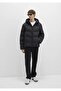 0110651-71379 Water Repellent K Hooded Black Inflatable Coat - 2