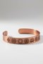 Copper Bracelet with Zeolite Stone Universal Energy Symbol Healing Protection Frequency and Spiritual Power - 5