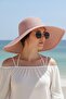 Wide Straw Hat Powder 14232