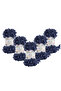 Puffy Hand Knitting Yarn 5 Pack - 215 Dark Blue - 100 Gr. 9 Meters. Finger Knitting String