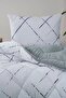 Single Double Sided Welsoft Quilt and Pillow Case Plush Wellsoft Quilt Set Smoked Square - 4