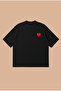 Comme Des Garçons Oversized Unisex Cotton Breathable Thick Fabric T-shirt