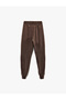 Comfortable Fit Pocketed Lace-Up Waist Pajama Bottoms - 4