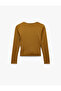 Long Sleeve Slim Fit Double-Breasted V-Neck Satin Blouse - 4