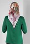 ALVINA FLOWER PATTERNED SCARF 8227 - 2