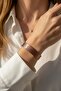 Copper Handmade Magnet Ivy Pattern Copper Bracelet, Natural Design for Energy Healing (Unisex) - 3