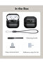 حافظة Pulse FlickLock مزودة بقفل MagSafe 700g لسماعات AirPods 4 موديل 2024 باللون الأسود - 8