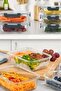 Glass Food Containers Set of 8 with Airtight Locking Lids - 7