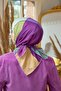 Summer Shine Collection Soft Scarf Oil Green Plum 1190-06 - 4