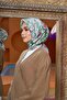 مجموعة مراكش وشاح ناعم زمردي كلاريت أحمر 1200-11 - 2