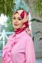 Summer Shine Collection Soft Scarf Burgundy Cream 1186-01 - 2