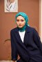 وشاح ناعم من Aura Houndstooth باللون الأخضر النعناعي 1155-01