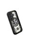 Samsung Galaxy A16 Compatible Black Silicone Fun Patterned Shock Absorbing Phone Case - 3