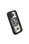 Samsung Galaxy A05 Compatible Black Silicone Fun Patterned Shock Absorbing Phone Case - 3
