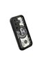 Samsung Galaxy A35 Compatible Black Silicone Fun Patterned Shock Absorbing Phone Case - 3