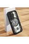 Samsung Galaxy S22 Compatible Black Silicone Fun Patterned Shock Absorbing Phone Case - 2