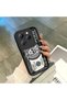 Infinix Hot 40/40 Pro Compatible Black Silicone Fun Patterned Shock Absorbing Phone Case