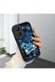 Xiaomi Poco C65 Compatible Black Silicone Cat Pattern Shock Absorbing Phone Case