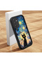 Samsung Galaxy M34 5g Compatible Black Silicone Cat Pattern Shock Absorbing Phone Case - 2