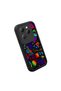 Infinix Hot 40/40 Pro Compatible Black Silicone Graffiti Pattern Lens Protection Phone Case - 3