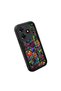 Tecno Spark 10 Pro 4g Compatible Black Silicone Graffiti Pattern Lens Protection Phone Case - 3
