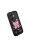 Tecno Spark Go 2024 Compatible Black Silicone Bow Pattern Shock Absorbing Phone Case - 3