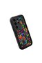 For Samsung Galaxy S25 Ultra Compatible Black Silicone Graffiti Pattern Lens Protection Phone Case - 3