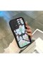 Samsung Galaxy A32 Compatible Black Silicone Zambaq and Butterfly Patterned Elegan Styles Phone Case