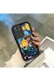Xiaomi Redmi Note 11S Compatible Black Silicone Van Gogh Starry Night Patterned Anti-Slip Phone Case