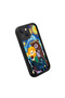 iPhone 14 Plus Compatible Black Silicone Van Gogh Starry Night Patterned Anti-Slip Phone Case - 3