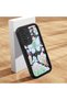 Elegan Styles Phone Case Compatible with Samsung Galaxy A33 5g Black Silicone with Lily and Butterfly Pattern - 2