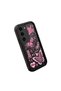 Samsung Galaxy S23 Compatible Black Silicone Cute Butterfly Pattern Lens Protection Phone Case - 3