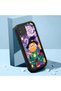 Realme C11 2021 Compatible Black Silicone Van Gogh Starry Night Patterned Anti-Slip Phone Case - 2
